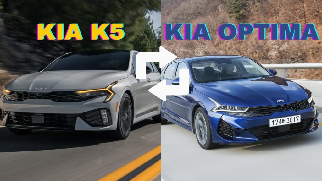Kia K5 vs Kia Optima Discontinued replaced