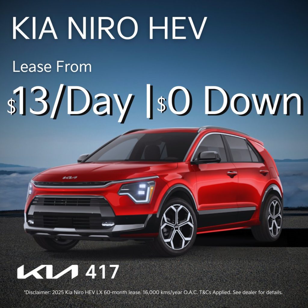 Kia Niro Hybrid Ottawa Offer