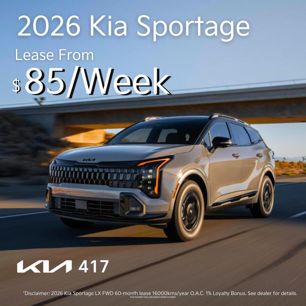 2026 Kia Sportage LX Lease Offer in Ottawa (2)