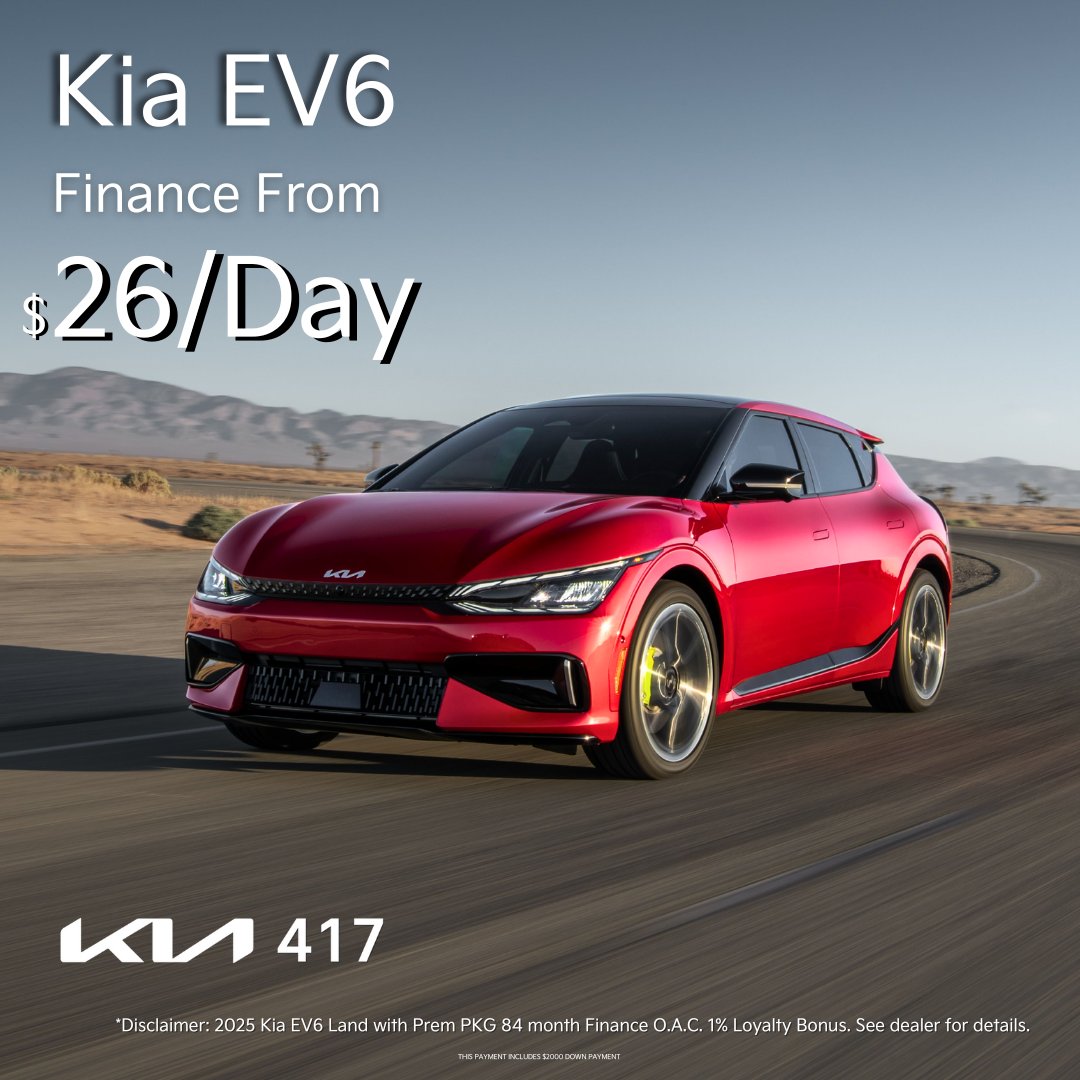Kia EV6 Exclusive Promotion