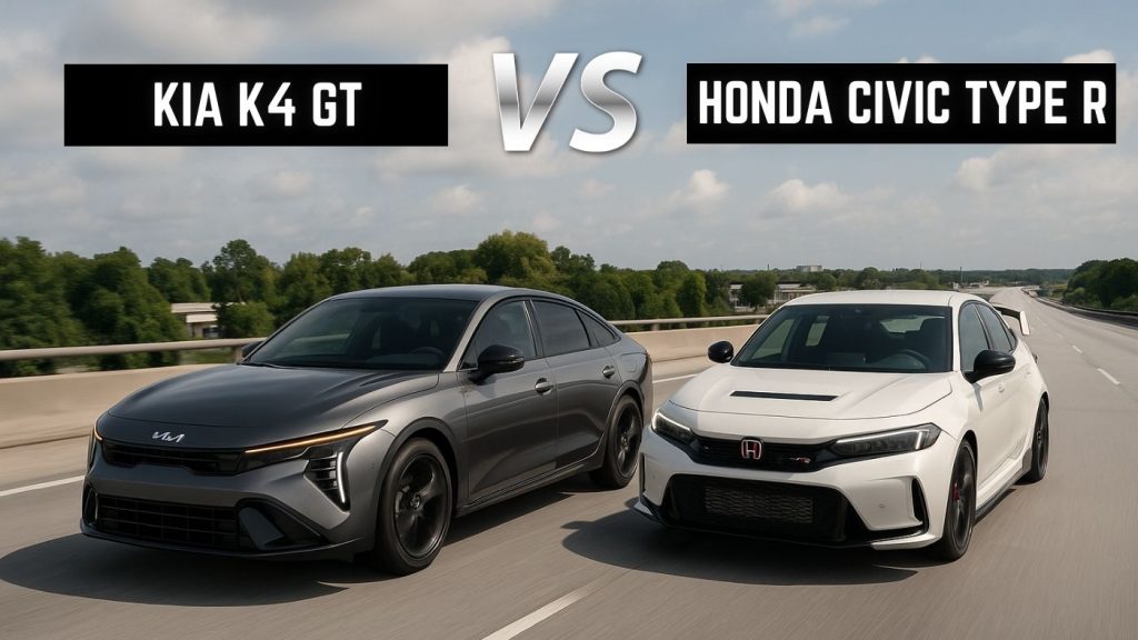 Kia K4 GT vs Honda Civic Type R Sport