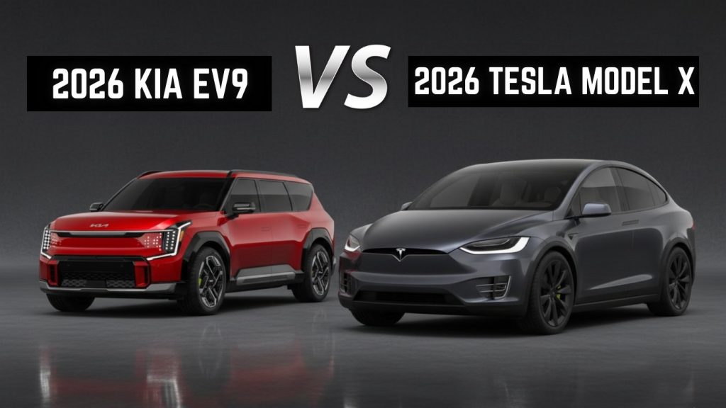 2026 KIA EV9 Vs. 2026 TESLA MODEL X Long Range