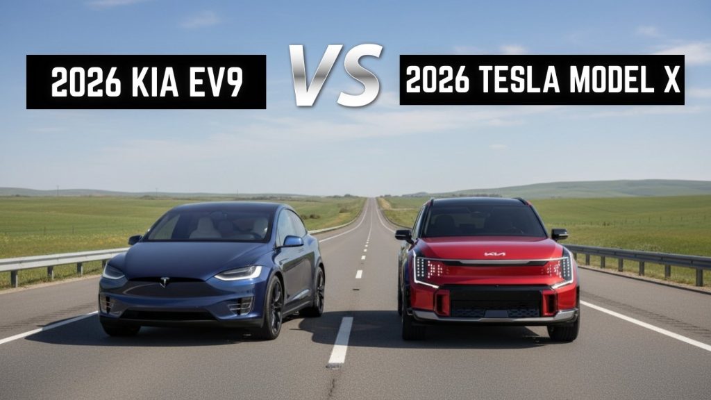 2026 KIA EV9 Vs. 2026 TESLA MODEL X Comparison
