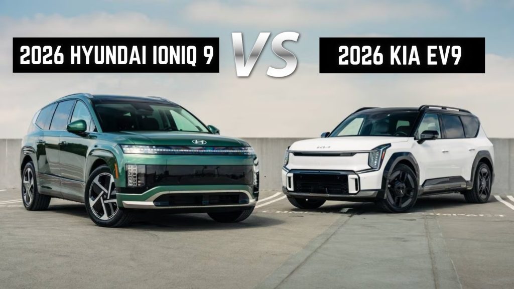 2026 Hyundai Ioniq 9 vs 2026 Kia EV9