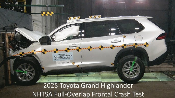 2026 Toyota Highlander XSE Safety Crash
