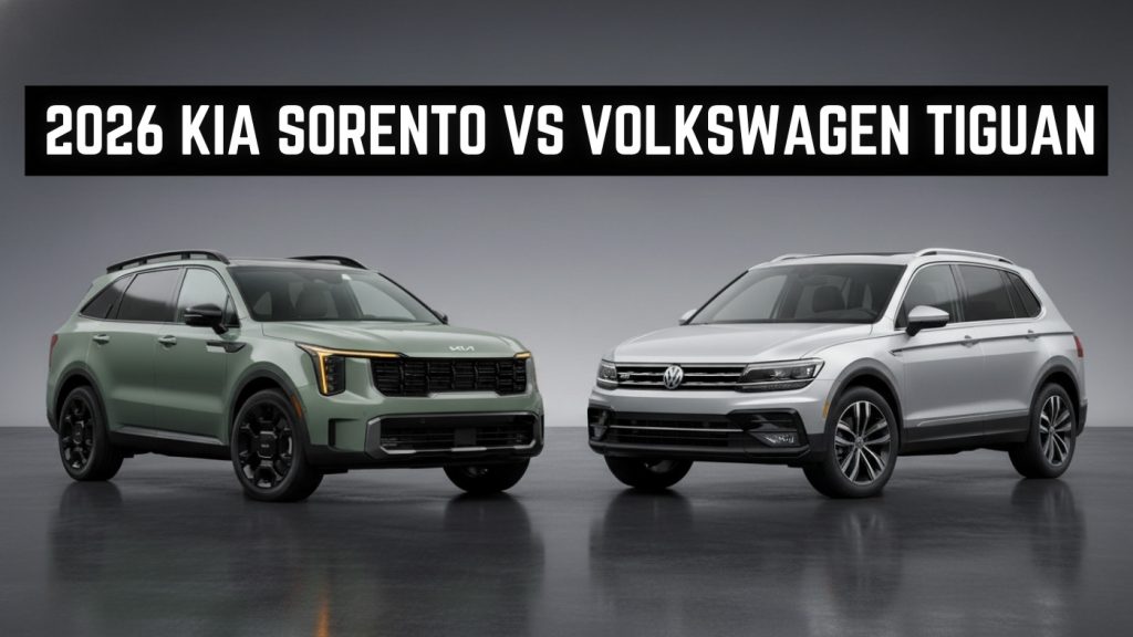2026 Kia Sorento vs Volkswagen Tiguan