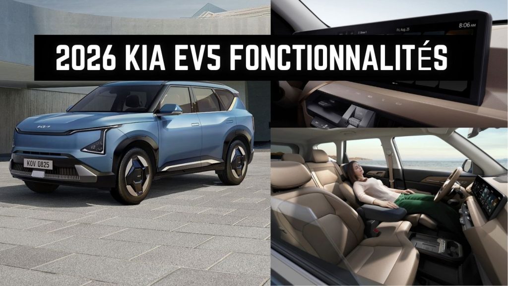 Kia EV5 fonctionnalités SPECS FEATURES Revealed Canada