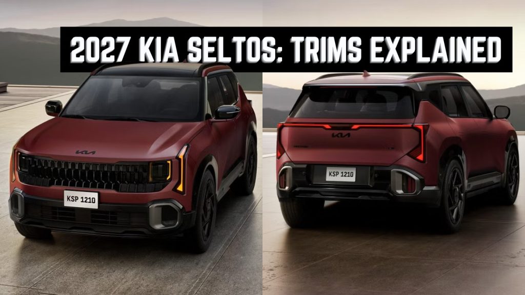 2027 Kia Seltos Trims Options Specs Features