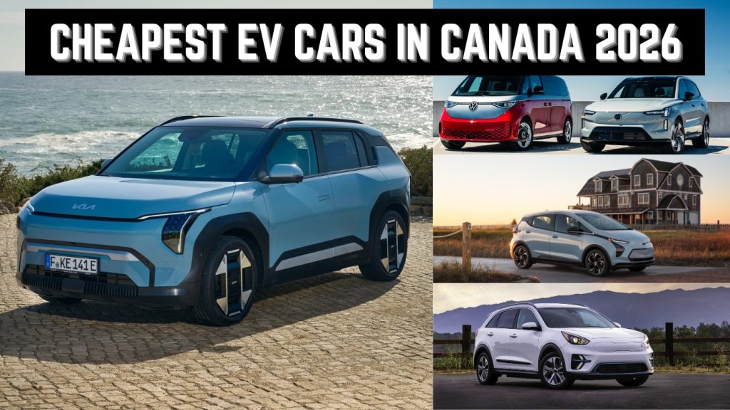 CHEAPEST EV CARS IN CANADA 2026