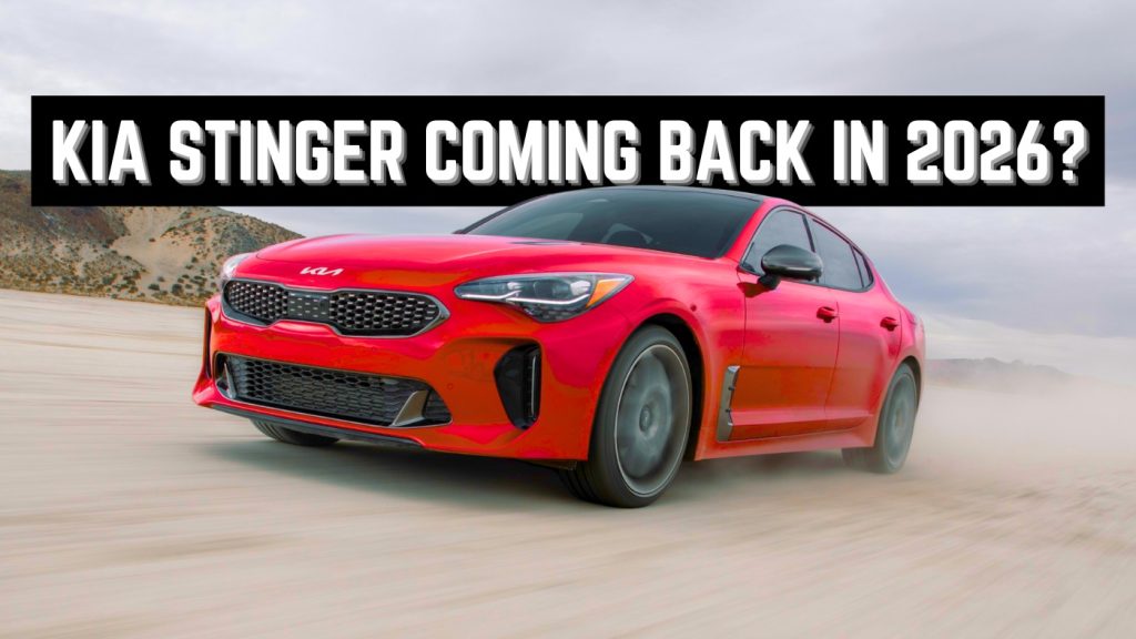 2026 Kia Stinger 2026 comeback